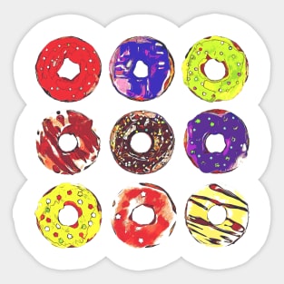 Donuts Lover Sticker